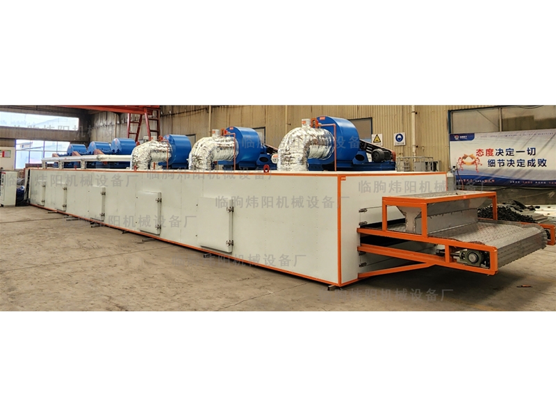 Chemical particle mesh belt dryer